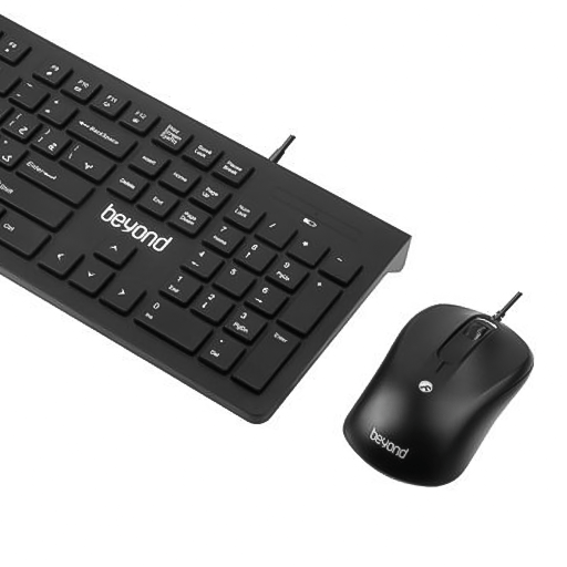 کیبورد و ماوس سیم‌دار بیاند مدل BMK-2880