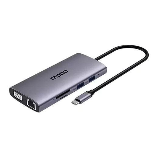 هاب 10 پورت Type-C رپو مدل XD101